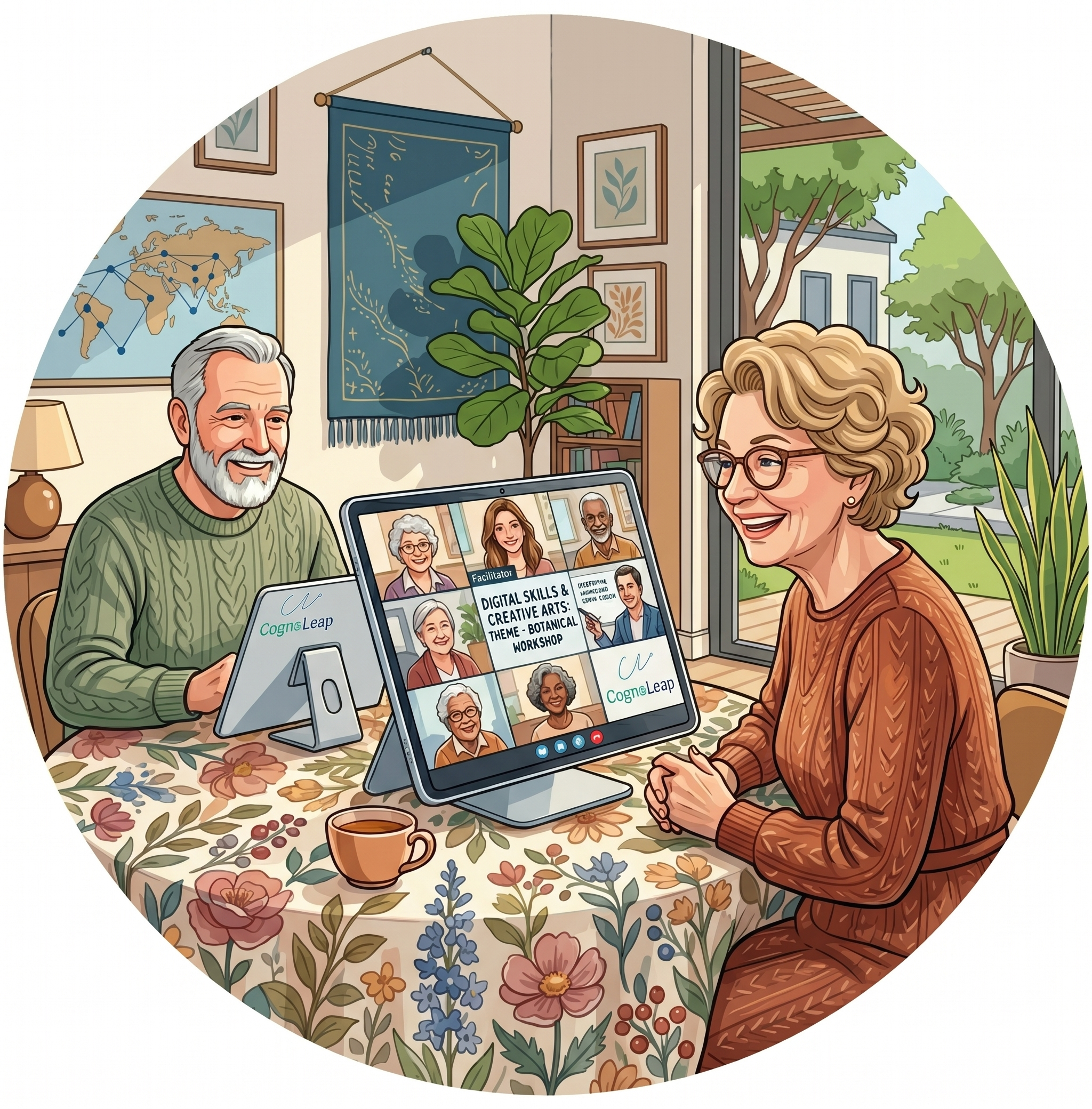 A CognoLeap Circle session in progress